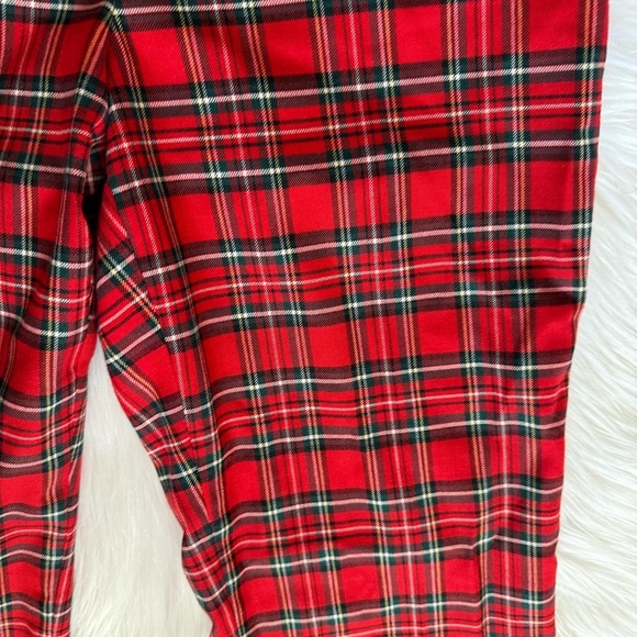Talbots Hampshire Ankle Pant Classic Red Tartan 4 Petite - Picture 9 of 12
